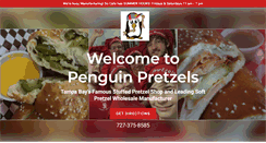 Desktop Screenshot of penguinpretzels.com